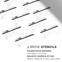 Eyebrow Stencils (9 pack)