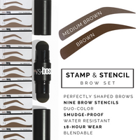 Stamp & Stencil Brow Set