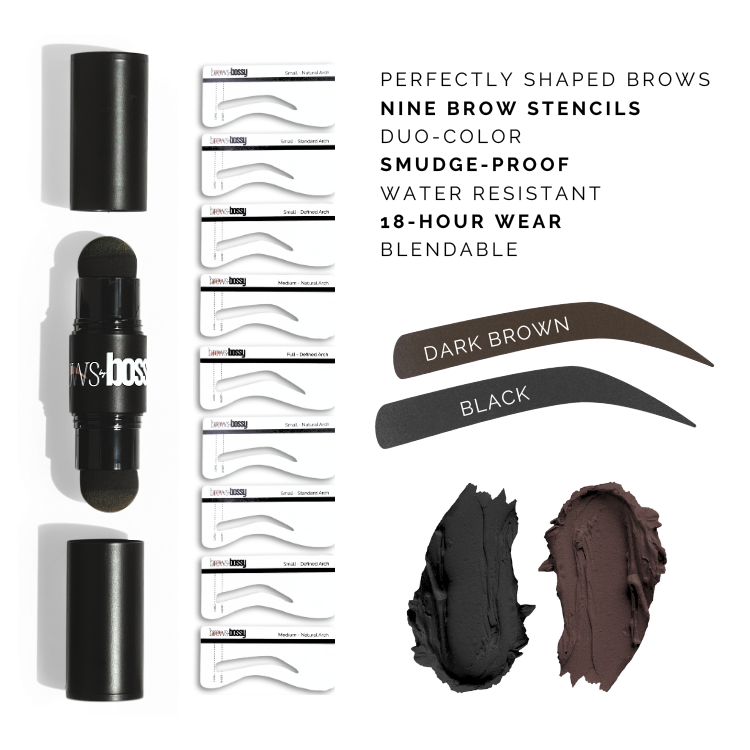 Stamp & Stencil Brow Set