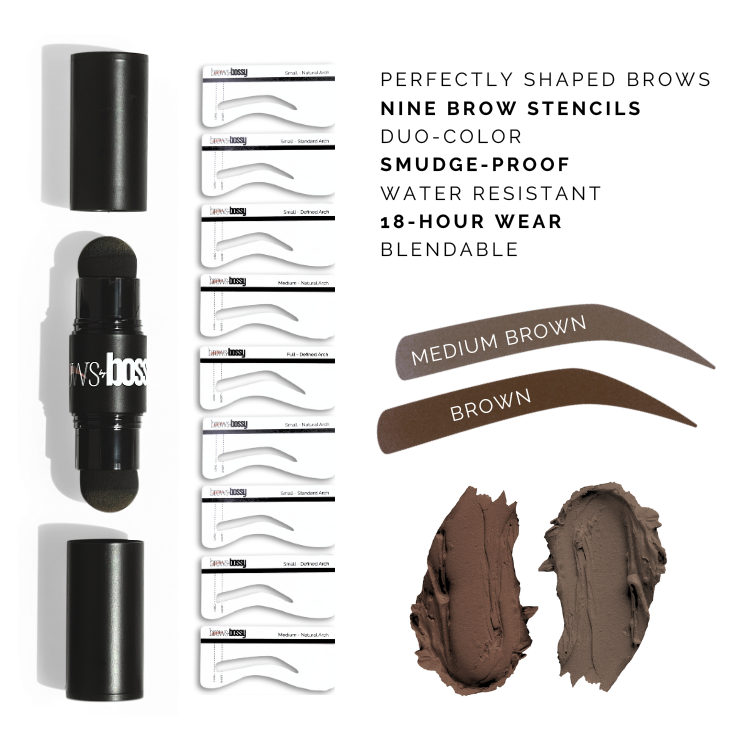 Stamp & Stencil Brow Set